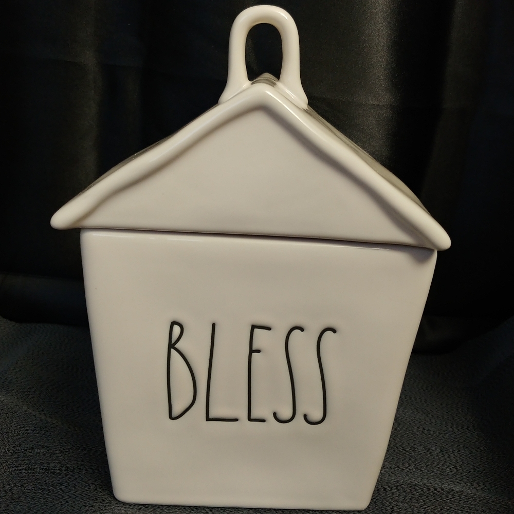 Rae Dunn Bless Cookie Jar
